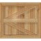 Ekena Millwork Framed Board-n-Batten Shutters w/Z-Bar, Rough Sawn Western Red Cedar, 21 1/2W x 19H, PR RBF06Z21X019RWR - alternate 2
